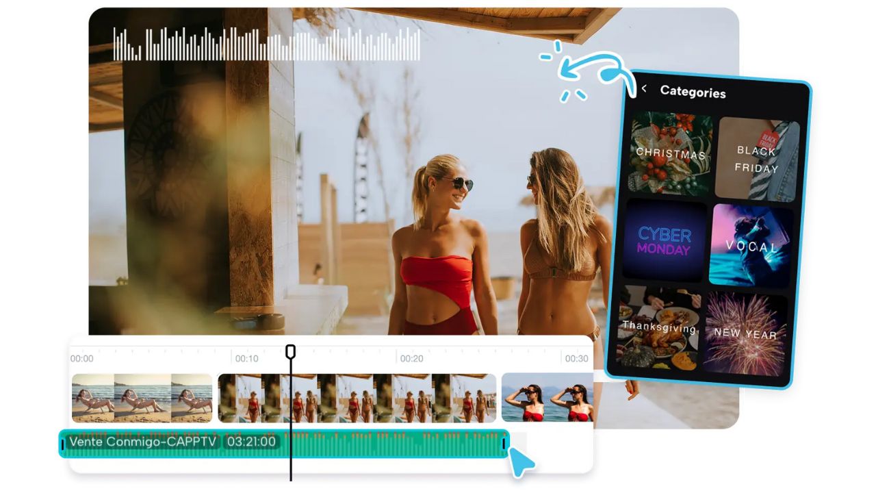 How to Find the Perfect Music Clip for Your Video with Pippit