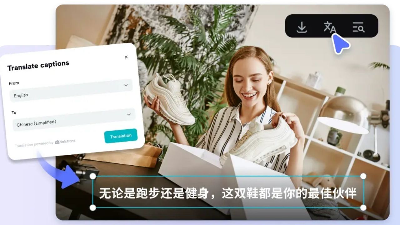 Transcribe English Training and Tutorial Videos Into Chinese for Global Learning